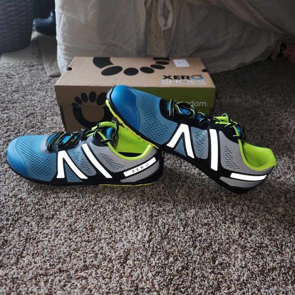 Xero Men's Athletic Shoes - Blue and Black - Picture 1 of 9